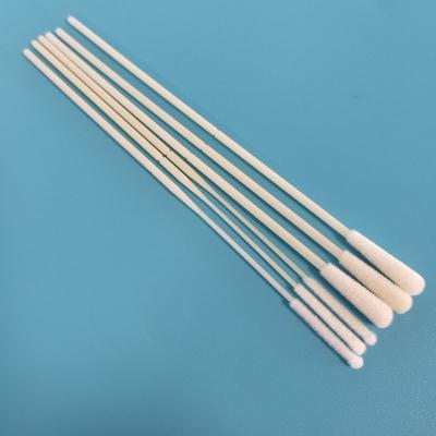 Chine ABS Stick Flocked Nylon Nasal Swab Specimen Collection Swab With Breaking Point Individually Wrapped à vendre