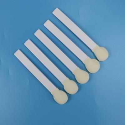 China Disposable White PP Stick Foam Tip Swabs Big Round Sponge Stick Foam Head Medical Swab Te koop