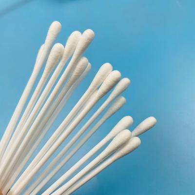 Cina 6 pollici di cotone Swab a punta Disposable Medical Swab di campionamento con manico di PP solido in vendita