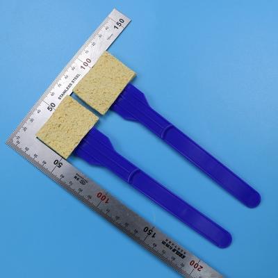 China High Absorbency Environmental Surface Sampling Foam Swabs Cellulose Stick-Mounted Sponge Swab  for Laboratory Te koop