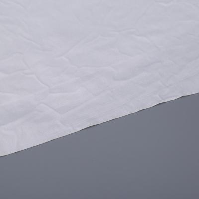 China White Polyester Cleaning Cloth Wiper 6'' * 6'' Good Abrasion Resistance for sale