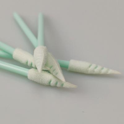 China Spiral Head Pointy Ends Foam Tip Swabs 67mm For Jewelry Cleaning for sale