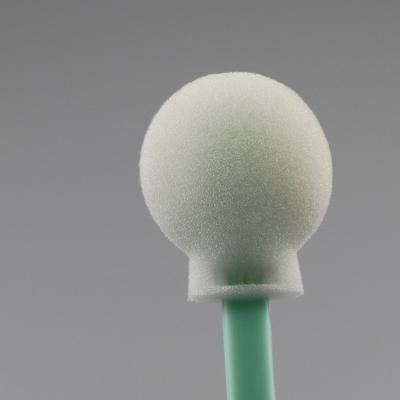 China 125mm Single Big Round Sponge Head Cleanroom Foam  Cleaning Swab for sale