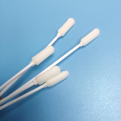 China 14cm EO Sterile Specimen Collection Foam Tipped Swabs With PP Stick for sale