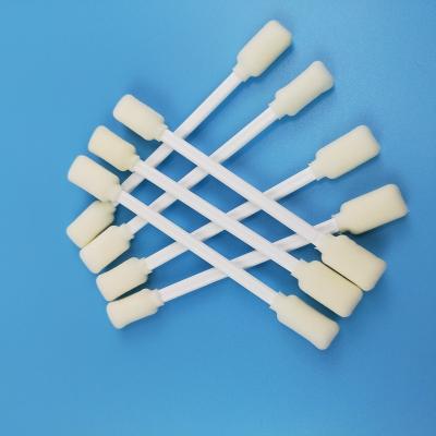 China Pluksel - vrije Open Celprinter Cleaning Foam Swab met Dubbele Hoofden Te koop