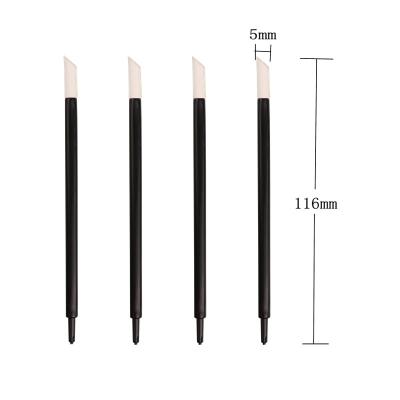 China 5mm Big PU Head Printer Toner Cleaning Swab With Black Handle for sale