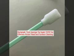 Rectangle Thick Sponge Tip Swab TX707 for Effective Printer Head and Surface Cleaning