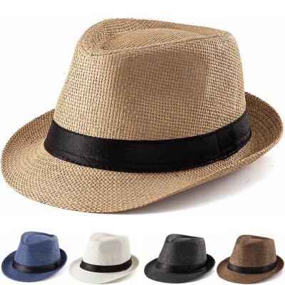 China Sombrilla al aire libre rodada vintage Straw Hat For People multicolor de la playa en venta