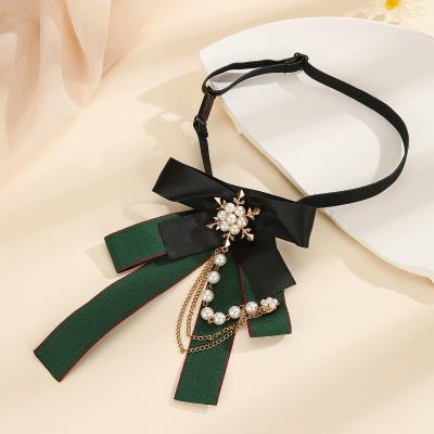 China Hot Selling Ribbon Bow Tie clothing accessories for women en venta