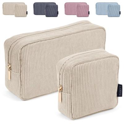 China Toiletry bag Makeup bag Corduroy Hold bag en venta