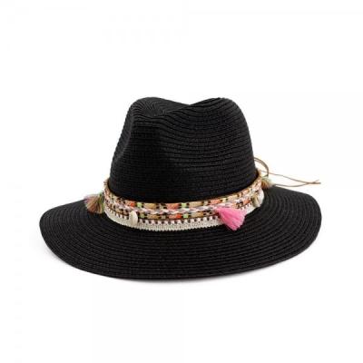 China Protección solar multi modificada para requisitos particulares venta al por mayor Straw Sun Hat Women del color de la buena calidad en venta