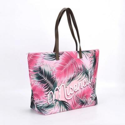 China Bolso de la playa del verano de las mujeres de las señoras Tote Shopping Shoulder Bags For de la manija del cuero de la PU en venta