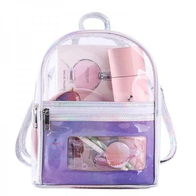 China Los muchachos de encargo de los adolescentes impermeabilizan la mochila clara transparente del bolso de escuela del pvc en venta