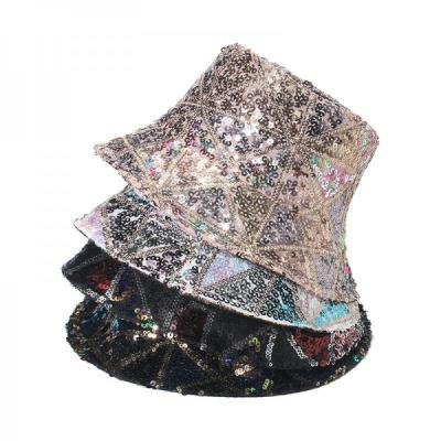 China Sombrero con lentejuelas del cubo de Hat Punk Geometric del hip-hop del pescador de moda de la danza en venta