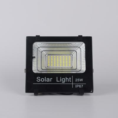 China 25W LANDSCAPE Solar Flood Light Outdoor Waterproof Solar Lamp IP65 With Battery Support No Electric Load for sale