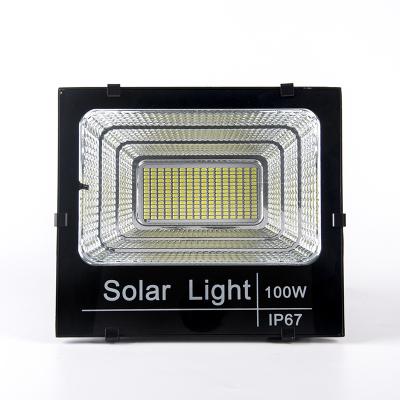 China LANDSCAPE Factory Price 100W LED Solar Flood Light Waterproof IP65 For Outdoor Use for sale