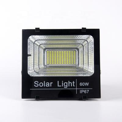 China LANDSCAPE Use 60W LED Flood Light Economical Solar Light Waterproof Outdoor Solar Power for sale