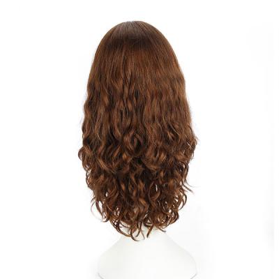 China Wholesale Cheap Wavy Body Wave Top Silk European Virgin Hair Jewish Kosher Wig for sale