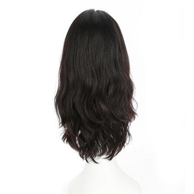 China Free Shipping Body Wave Natural Black Black Human European Virgin Hair Jewish Wig for sale