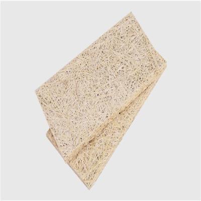 China Sound Absorption Highly Efficient Soundproof Acoustic Panel Wood Chips Acoustic Panel for sale