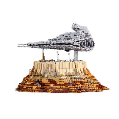 China DIY TOY Wholesale MOC Star Plane Toys Destroyer Cruise Ship Empire Over Jedha City Building Block Legoed Model Brick MOLD KING 21007 for sale