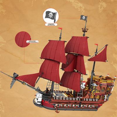 China Building Toy Reobrix 66010 Pirate Revenge Ships Model Kit 3066Pcs Assemble Creative Building Block Bricks Kids Toys Educational Gifts Legoed for sale