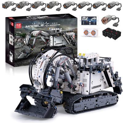 China Toy Wholesale Remote Control Truck R9800 Terex RH400 Excavator Legoed Technic Car Legoed Technic Car Electronic Model Building Blocks Yuxing Die King 13130 for sale