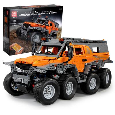 China Toy Wholesale MOC Yuxing Electronic Off-Road Vehicle Track Model Building Blocks Bricks Legoed Technic Remote Control Car MOLD KING 13088 for sale