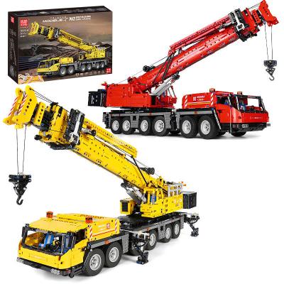 China Building Toy Wholesale MOLD Building Blocks KING 17013 MOC High Tech APP RC Crane Truck Birthday Gifts Legoed Bricks Bricks Kid Toys for sale