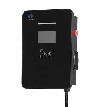 China Metal most popular cheapest ev charger ac ev charging station for electric car with led screen for sale