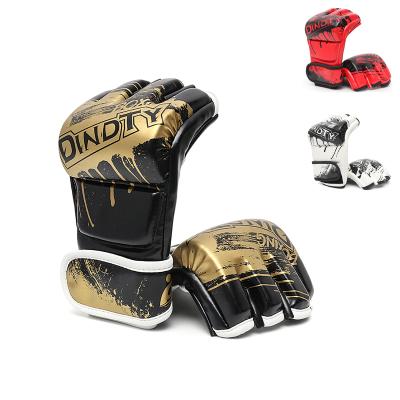 China Wholesale /mma Kids Boxing Adults Boxing Half Finger Training Kick Gloves Custom Logo Muttahida Majlis-e-Amal Gloves for sale