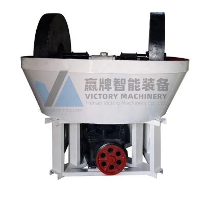 China Building Material Shops Wet Pan Model Wet Mill Equipment 1200 Wet Mill Gold Rock Mining Equipment Crusher Hot Sale for sale