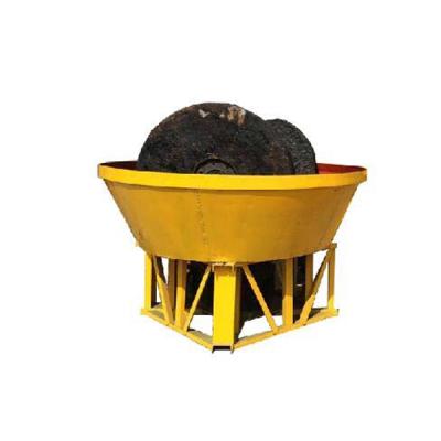 China Gold Round Gold Crushing Mill/Machine /Wet Pan Gold Crusher for sale