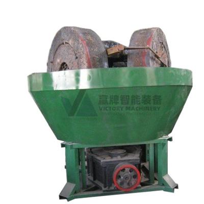 China Building Material Shops Large Capacity Grinding Machine Gold Rock Mill Mineral Equipment 1600 Model Wet Pan Mill for sale