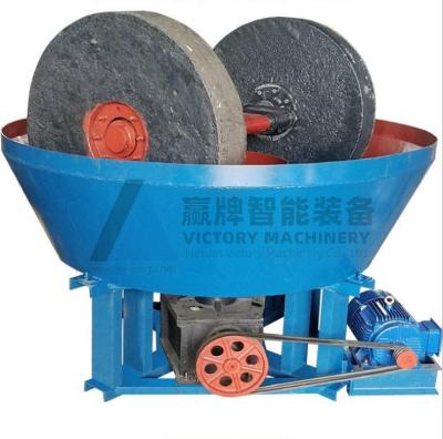 China 2021 Metallurgy Pan Mill Model Wet 1600 Gold Pan Grinding Mill Machine Wet Wet Pan Grinding Machine Large Capacity for sale