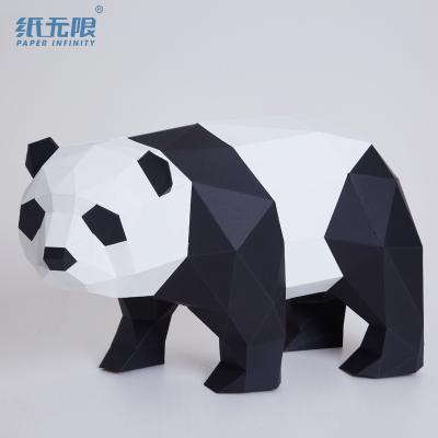 China Decorative China 3D Infinity National Treasure Panda Wall Hanging Paper Hand for Creative DIY Instincts Decoration for sale