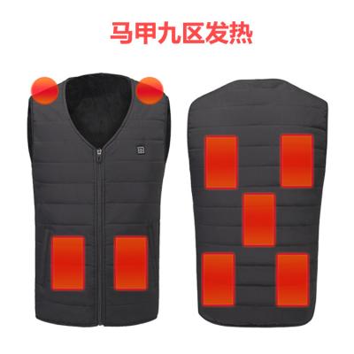 China Windproof Zone 9 Heating Vest for 3 Transformers for sale