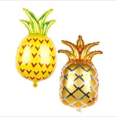 China Party decoration fruit shape pineapple film balloon carnival party decoration fruit balloon party birthday party aluminum foil balloon for sale