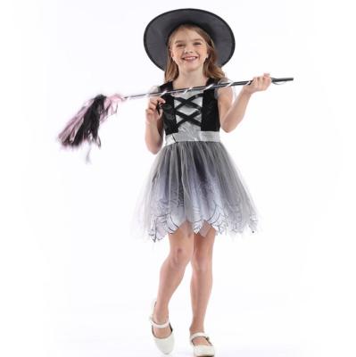 China Halloween ghost bride witch girl spider print dress party costume decoration cos for sale