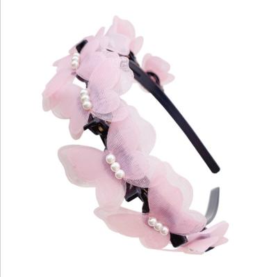 China New Daily Style Butterfly Braided Band Children's Hair Hair Accessories for sale