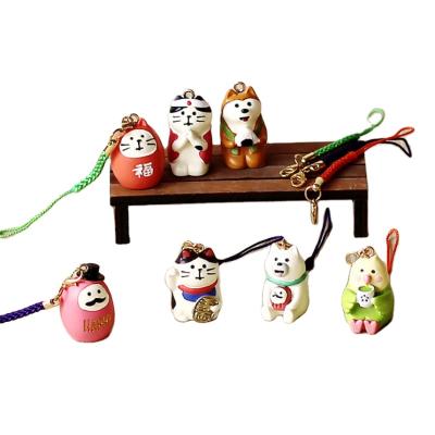 China China Ninja Cat Wang Xingren Small Resin Handwork Decoration Resin Pendant Craft for sale