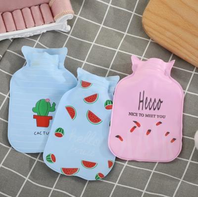 China New PVC Small Daily Warm Handbag Cute Winter Water Filling Hot Water Bag for sale