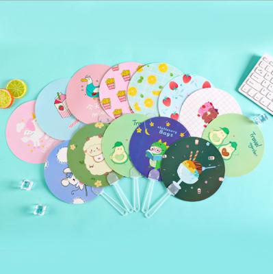 China China Small Cute Cool Cartoon Handheld Fan Portable Round Fan In Summer Children's Mini Creative Hand Fan for sale