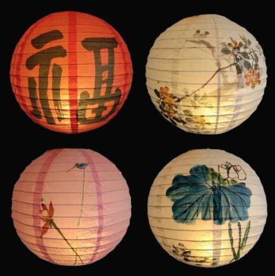 China China Chinese Style Paper Lantern Fold Decoration Antique Hand Lantern for sale