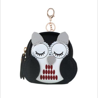 China Lovely Fashion Bag Owl Mini Purse Korean Key Car Satchel Key Chain Pendant Wallet for sale