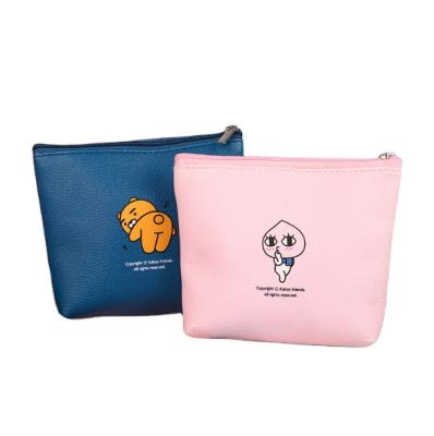 China Korean Cute Cartoon Mini Change Wallet Fashion DIY Cartoon Storage Bag Version Headphone Pocket Portable Change Wallet for sale