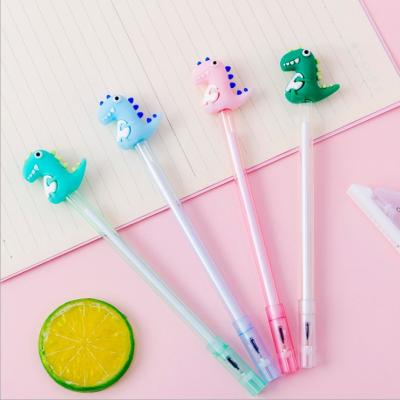 China office & Black 0.5mm Neutral Pen Student Cartoon School Cute Pen Cute Dinosaur Neutral Pen Student Stationery for sale