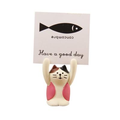 China Cute Cute Resin Cute Animal Message Clip Clip Photo Decoration Photo Desktop File Folder for sale