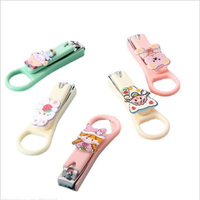 China Beautiful Cartoon Girls Nail Male And Female Nail Clippers Students Nail Clippers Beautiful Nail Clippers Patch for sale