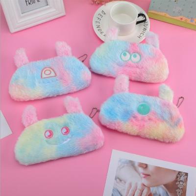 China Cute Cute Chick Japanese Style Statistical Institute Student Pencil Case Plush Monster Boy Girl Heart Pencil Case Storage Bag Small for sale